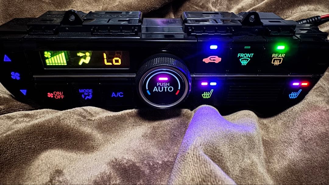 jf3 N-BOX Nボックス led打ち替え済み エアコンスイッチパネル