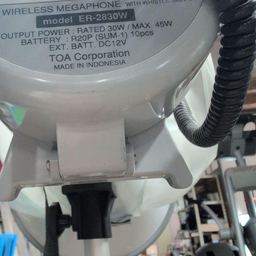 TOA メガホン ER-2130W 街宣 選挙 トラメガ