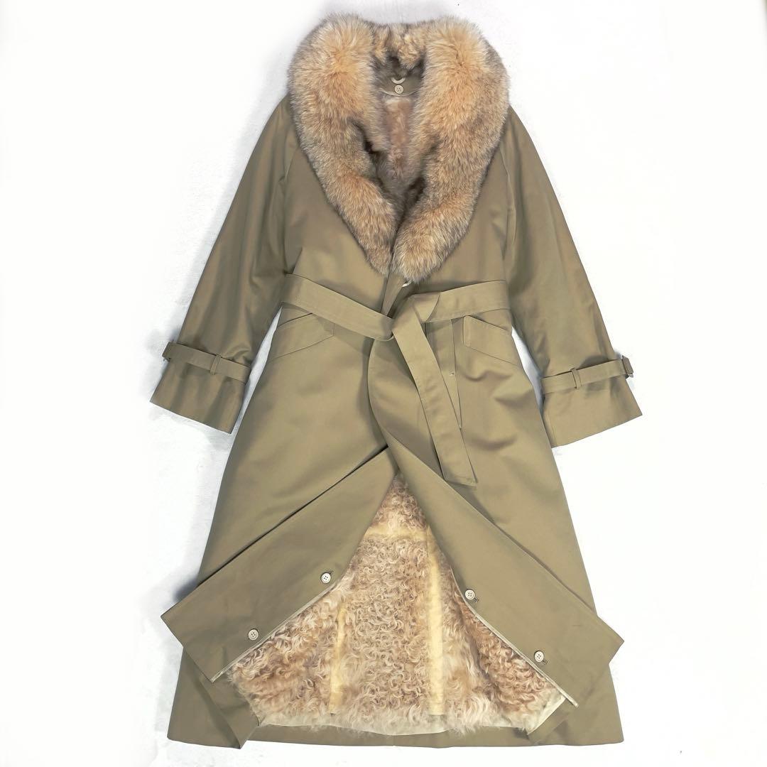 ベルギー製 DRAKKAR 2way ウールライナー ベルテッドロングコート M