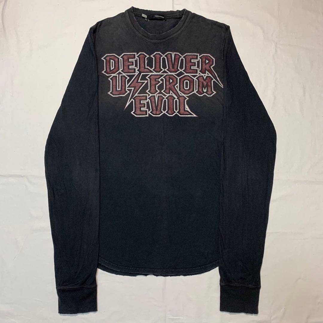 DSQUARED2 italy製 damage logo design tee