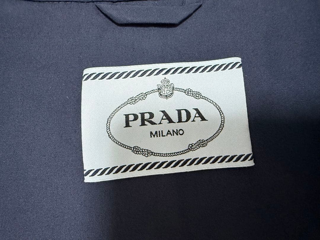 最終値下げ！PRADA ネイビー トレンチコート
