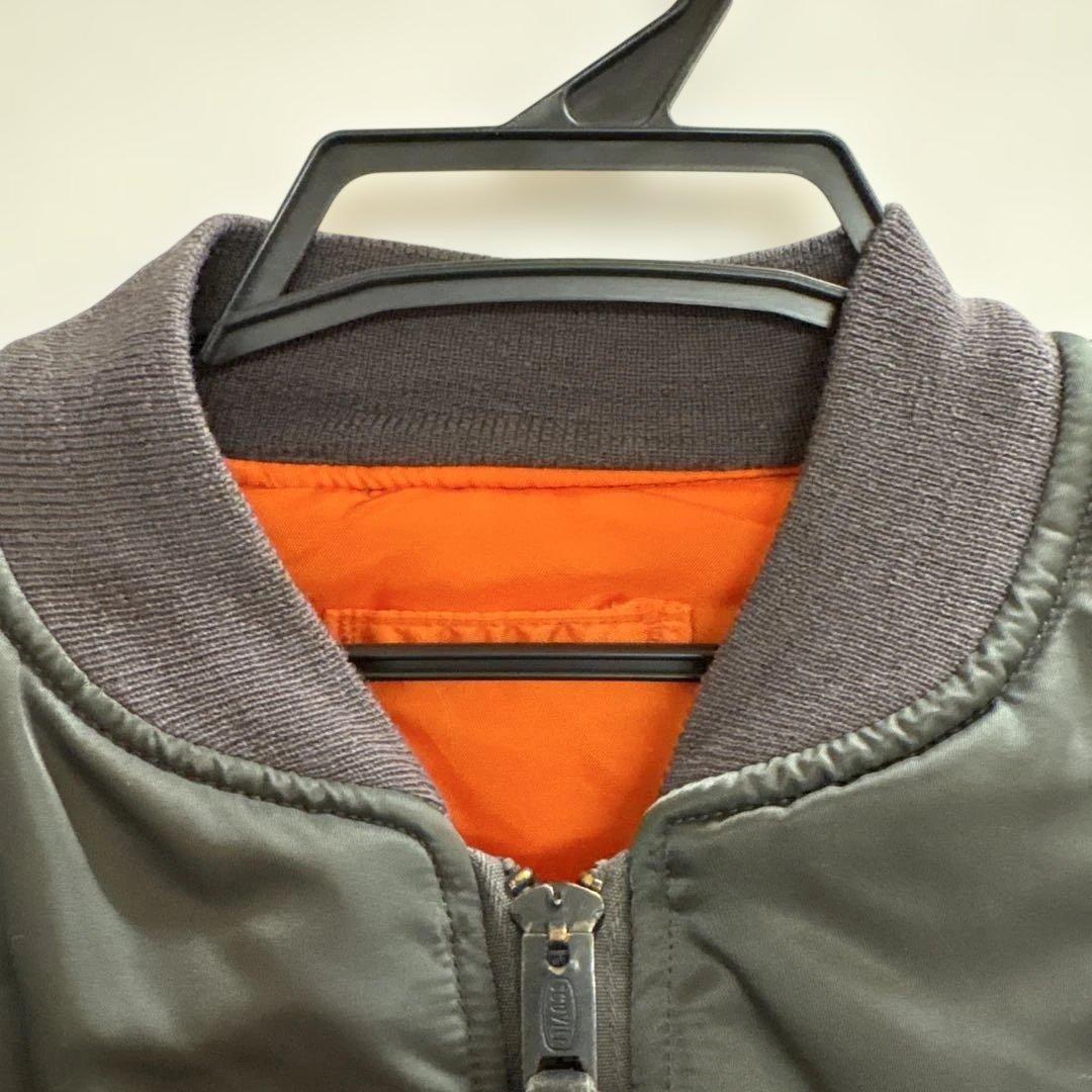 ALPHA INDUSTRIES MA-1 フライトジャケット　カーキ　Ｌ