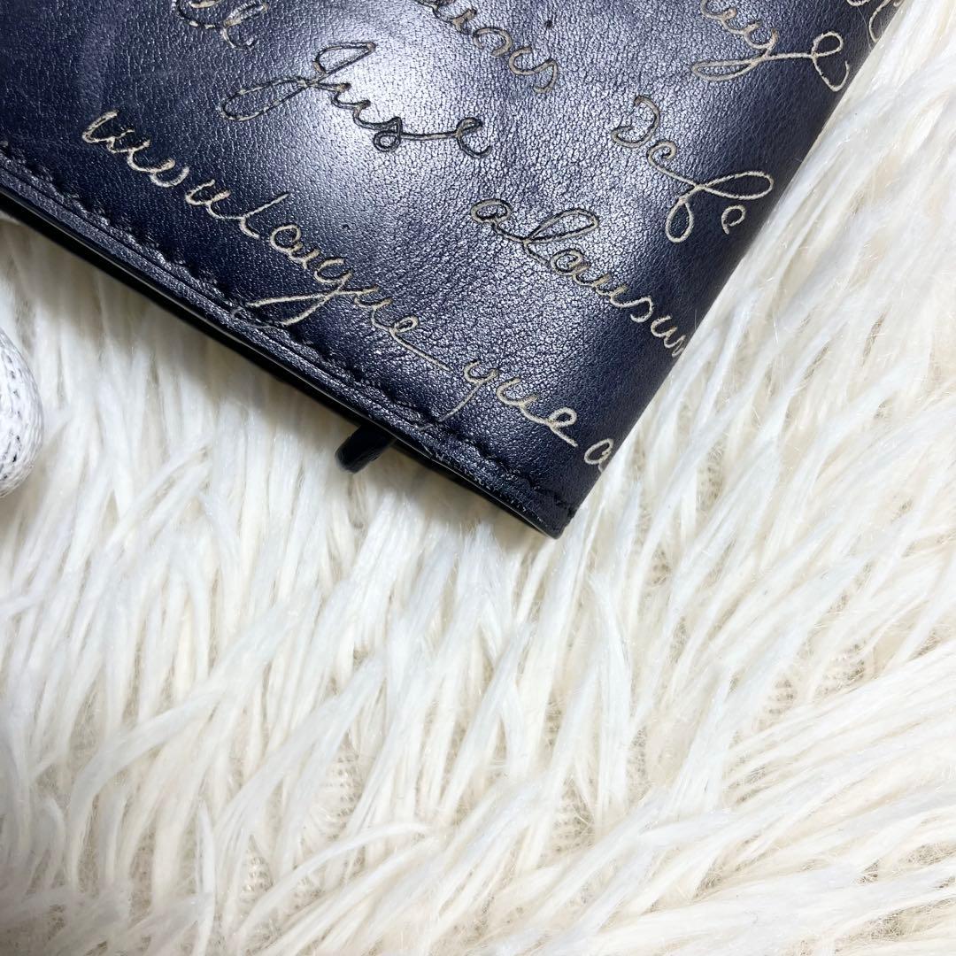【良品】 ベルルッティ ロングウォレット カリグラフィ