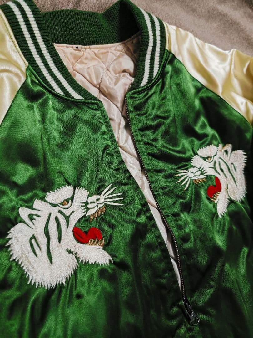 プリンス商会 虎龍 日本製 handmade スカジャン unisex サテン