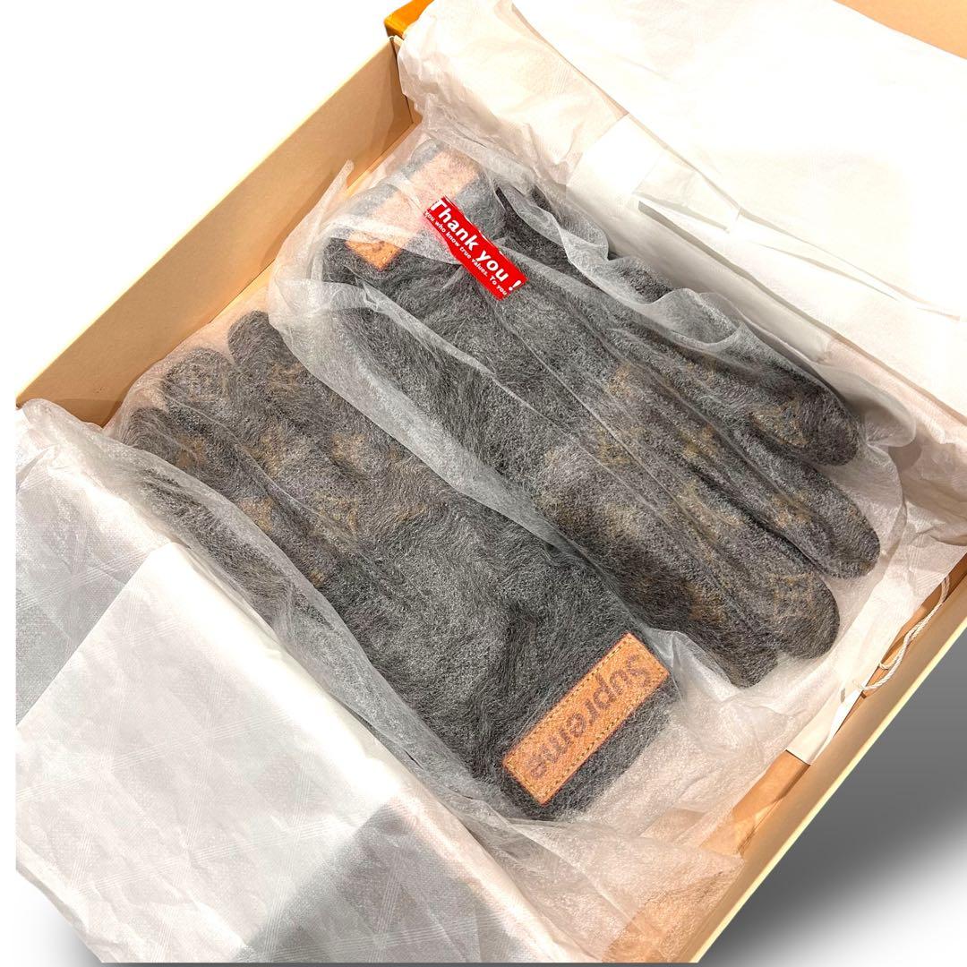 未使用 LOUIS VUITTON ヴィトン シュプリーム グローブ 手袋