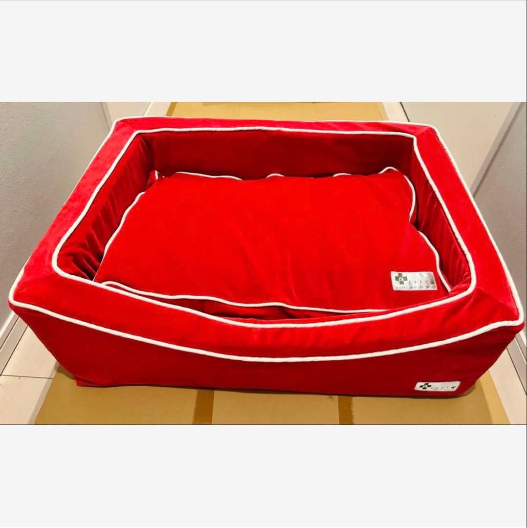 PEPPY 犬用ベッド· スクエアカドラー・防水 新品