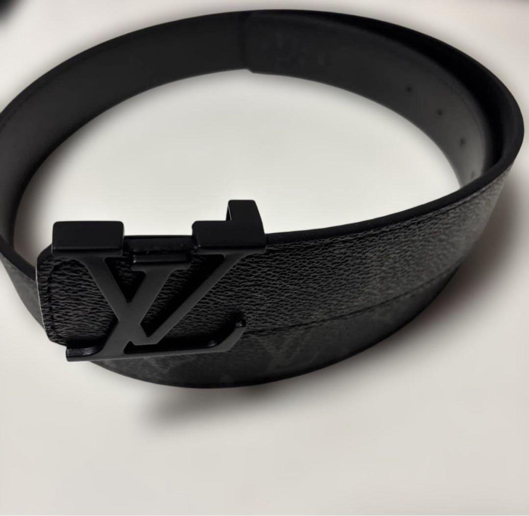 ルイ・ヴィトン ブラック レザーベルト