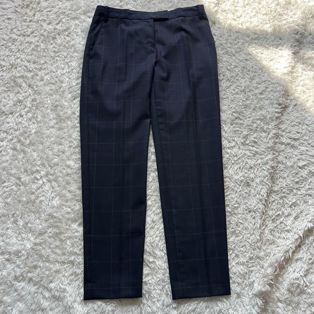 未使用級✨ポールスミスブラック 1ボタン　チェック　スーツ　セットアップ　紺　M