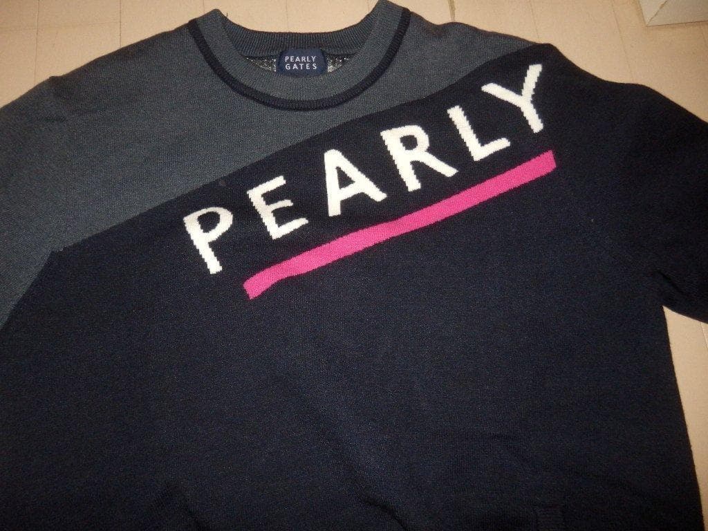 美品 パーリーゲイツ★人気 防寒セーター 2023年モデル★サイズ5 L