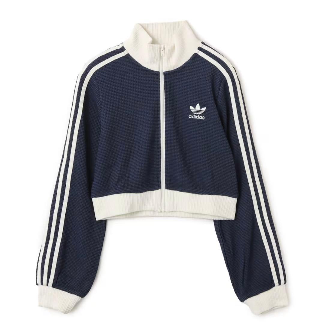 adidas ジャージ クロップ トラックトップ ブルー 新品