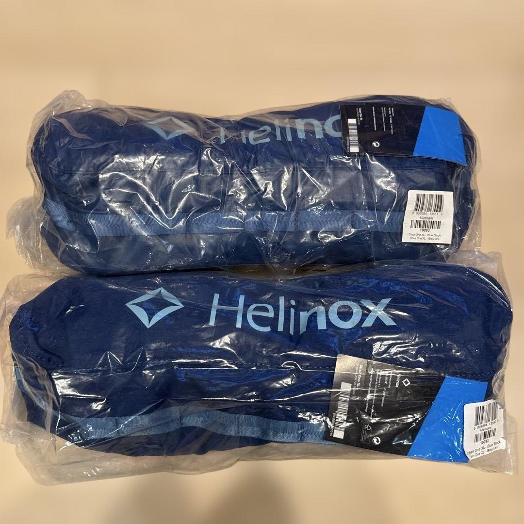 テーブル・チェア・ハンモック helinox chair one XL BLUE BLOCK/BLEU UNI