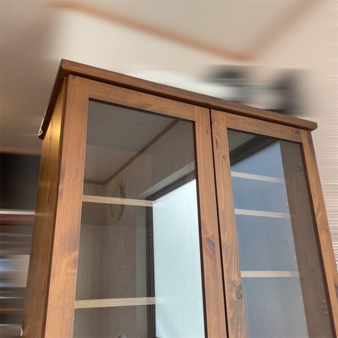 ウニコ unico オトゥール AUTEUR 食器棚　ガラスキャビネット　本棚