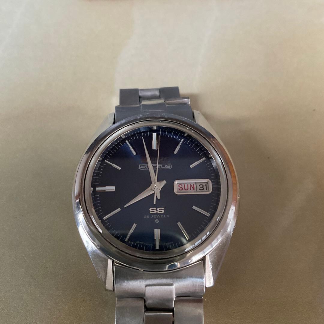 SEIKO5 ACTUS SS 25JEWELS稼働品