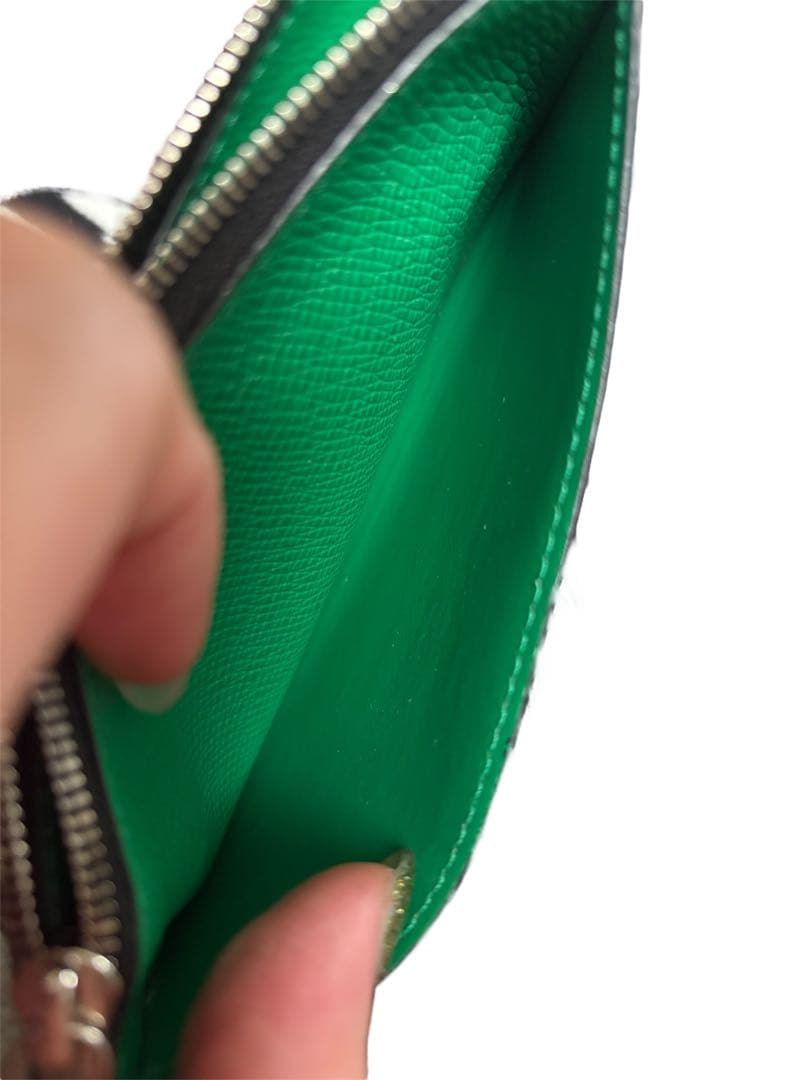 ルイヴィトン LV ケース カードケース グリーン