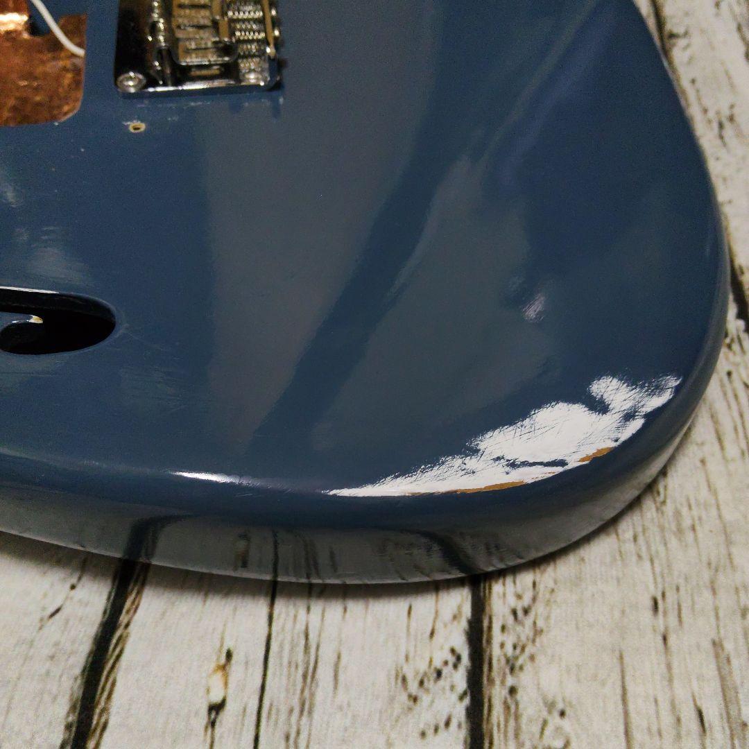 ストラトキャスタータイプ　ボディ　シンライン　セミアコ　エレキギター