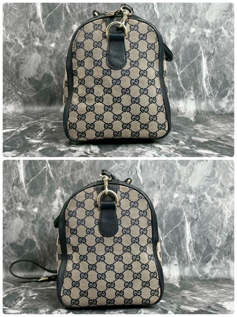 ✨️美品✨GUCCI ボストンバッグ ショルダー 2way シェリーライン ᏩᏩ柄
