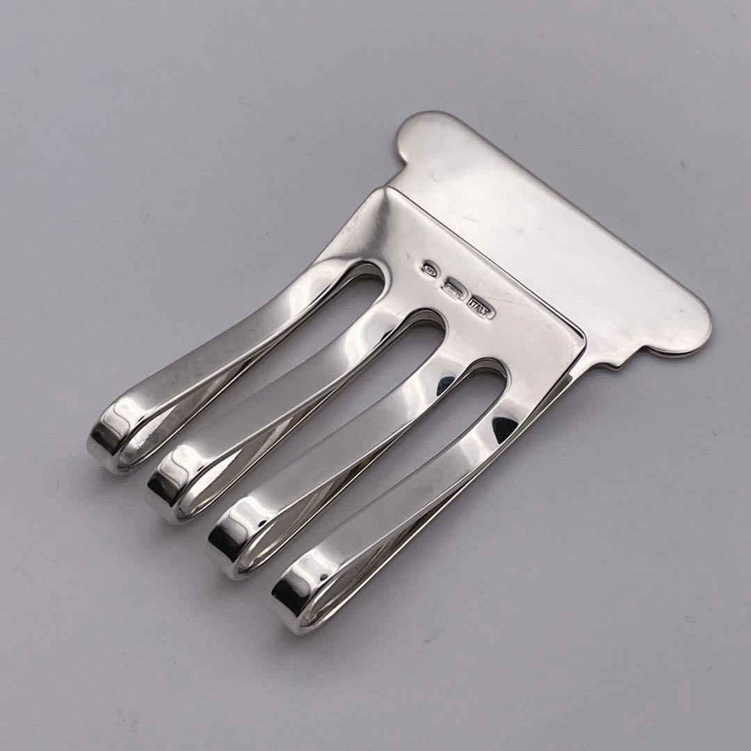 ブルガリ BVLGARI シルバー925マネークリップ スリットグリル ケース付