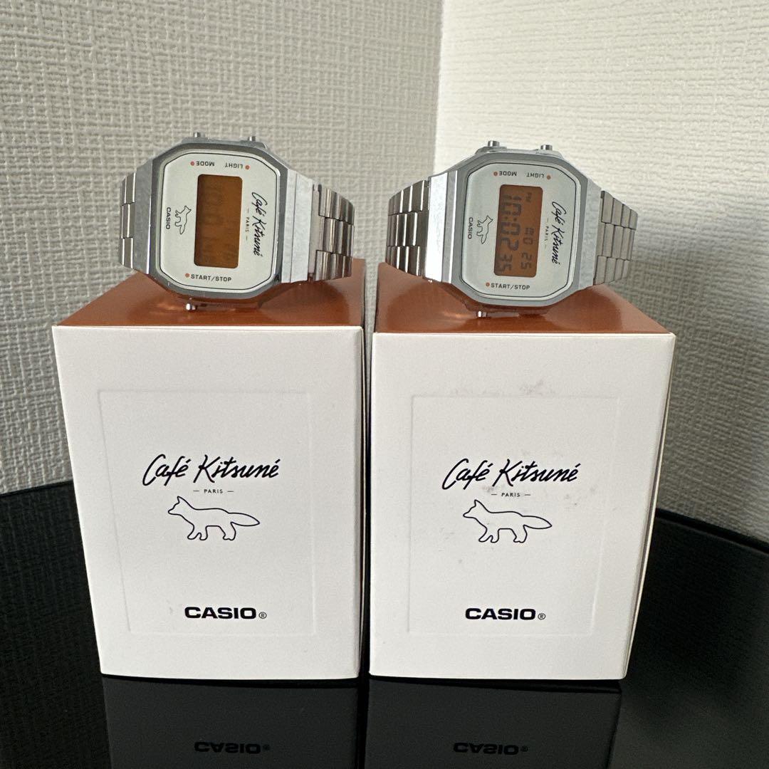 【美品】メゾンキツネ カフェキツネ＃CASIO カシオ　腕時計　時計　単品