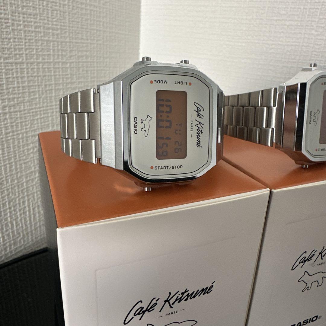 【美品】メゾンキツネ カフェキツネ＃CASIO カシオ　腕時計　時計　単品