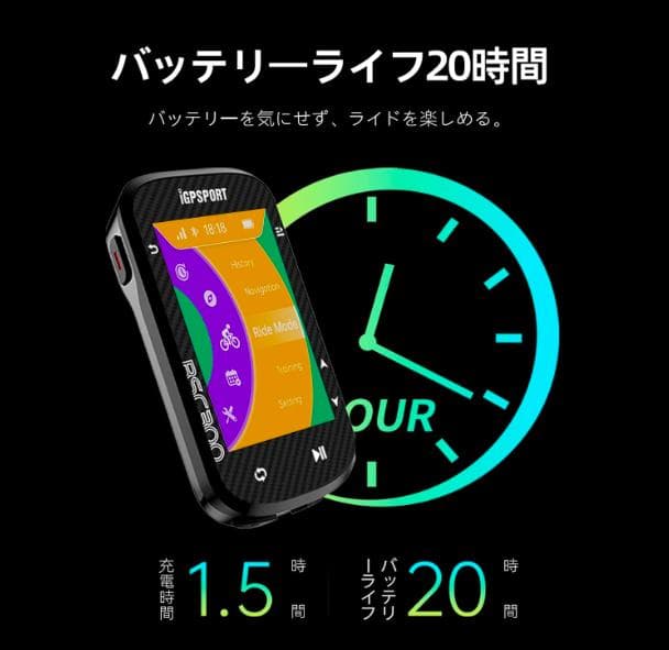 新品未開封【iGPSPORT】BSC300　地図ナビサイコン＆マウントセット