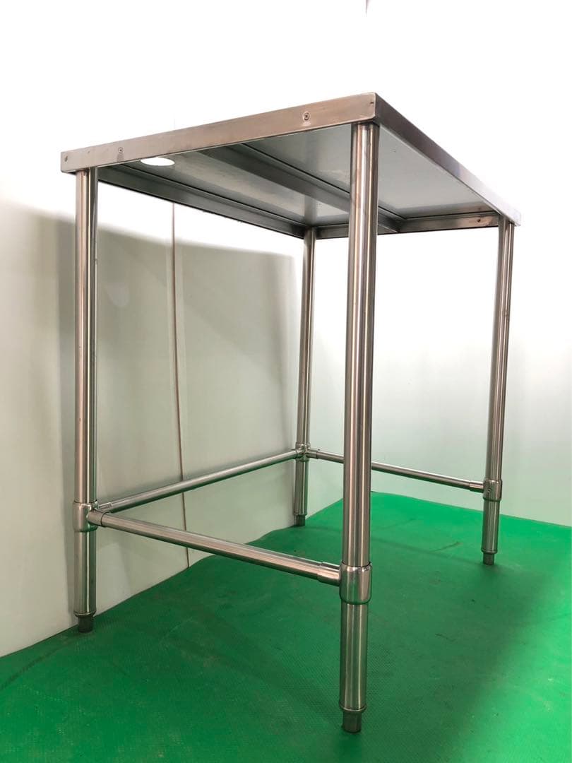 ☆地域限定送料無料☆工場整備品☆作業台　幅850 ステンレス　三方枠