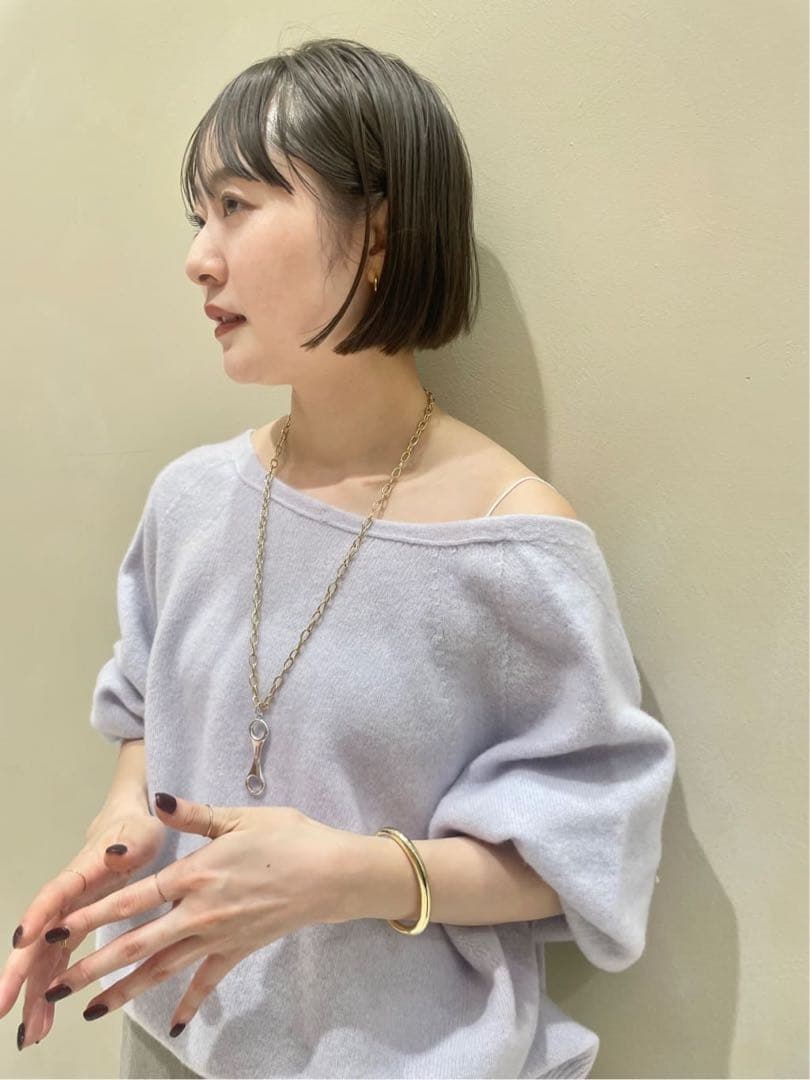 みい美品Plage 2WAY ラグラン Back V プルオーバー