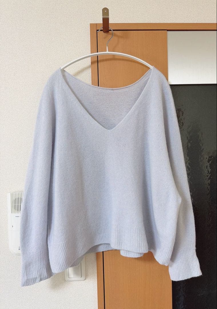 みい美品Plage 2WAY ラグラン Back V プルオーバー