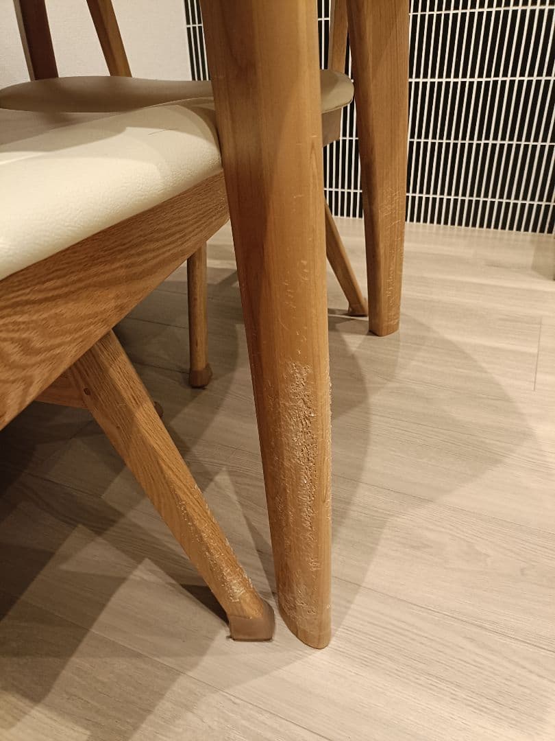 円形オークダイニングテーブル 直径1000mm『2/24(火)まで出品』