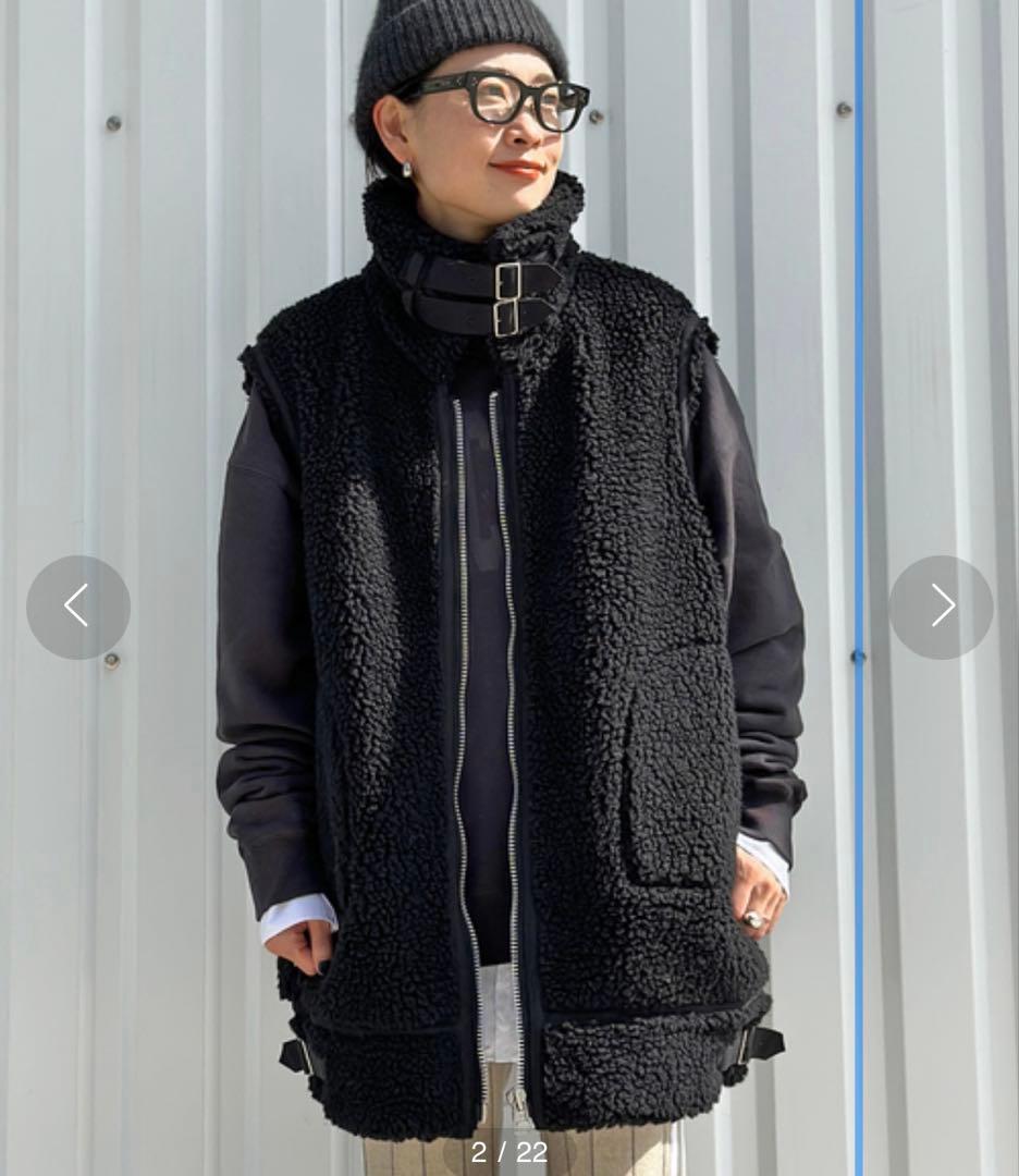 AP STUDIO KURO クロ ボア B3 ベスト