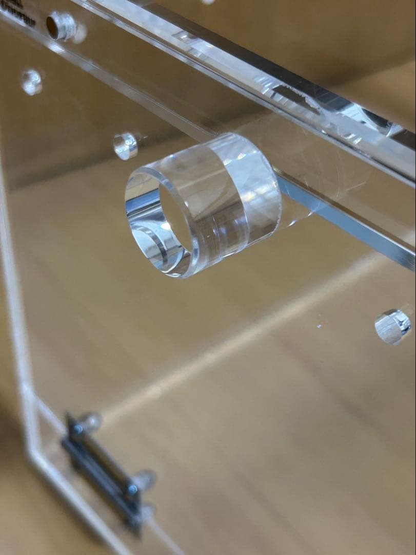 アクリル飼育ケージ 通気孔付き 3個セット