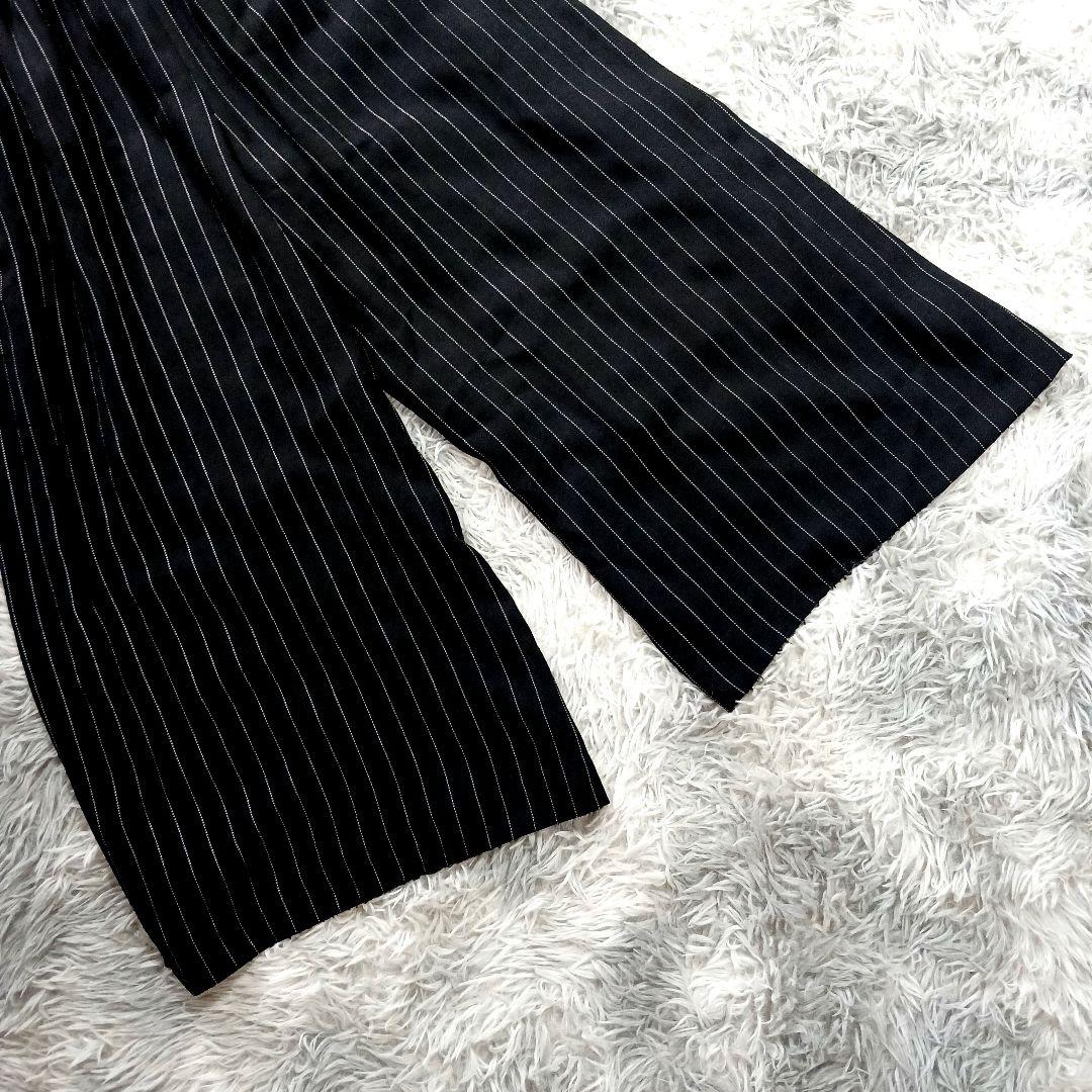 M'S GRACY✨2way ストライプオールインワン 40 白襟 黒