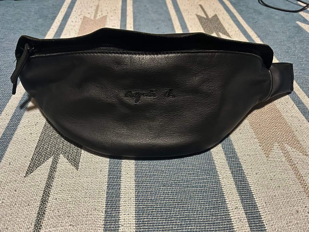アニエスベー ウエストポーチ 本革