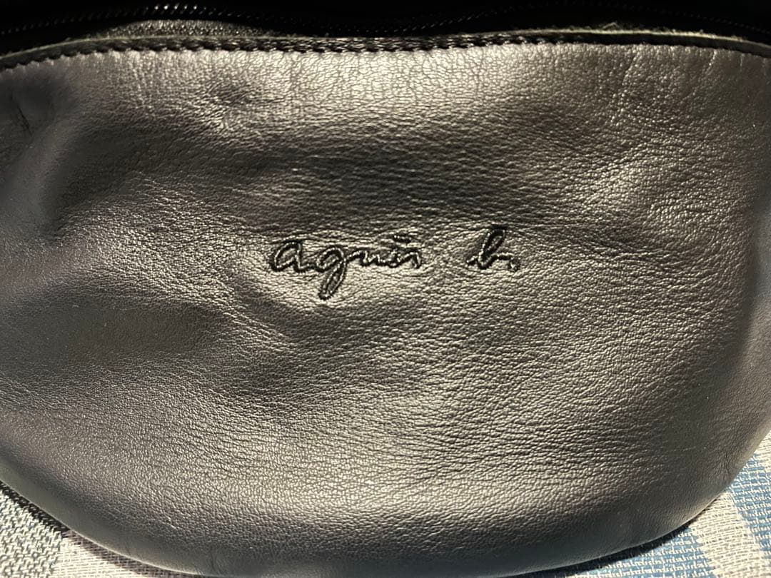 アニエスベー ウエストポーチ 本革