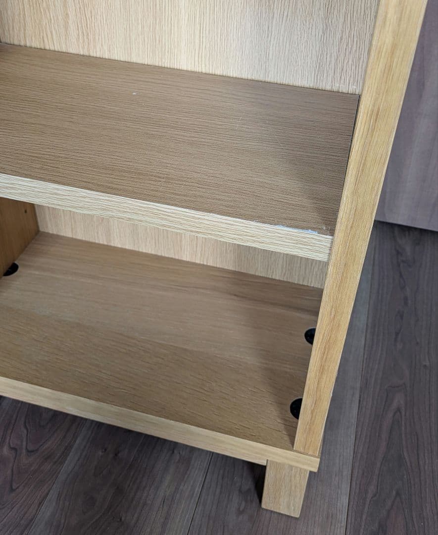 【連休限定値下げ】無印良品　オーク材　薄型ラック　雑貨棚 廃盤