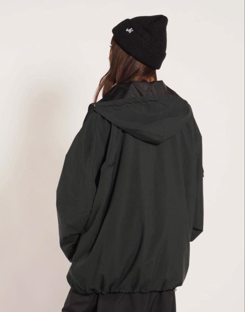 MAHF ブラック フード付きジャケット
