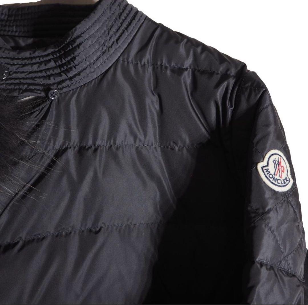 MONCLER モンクレール CHAMPS ダウン 黒 2 M-Lファー希少