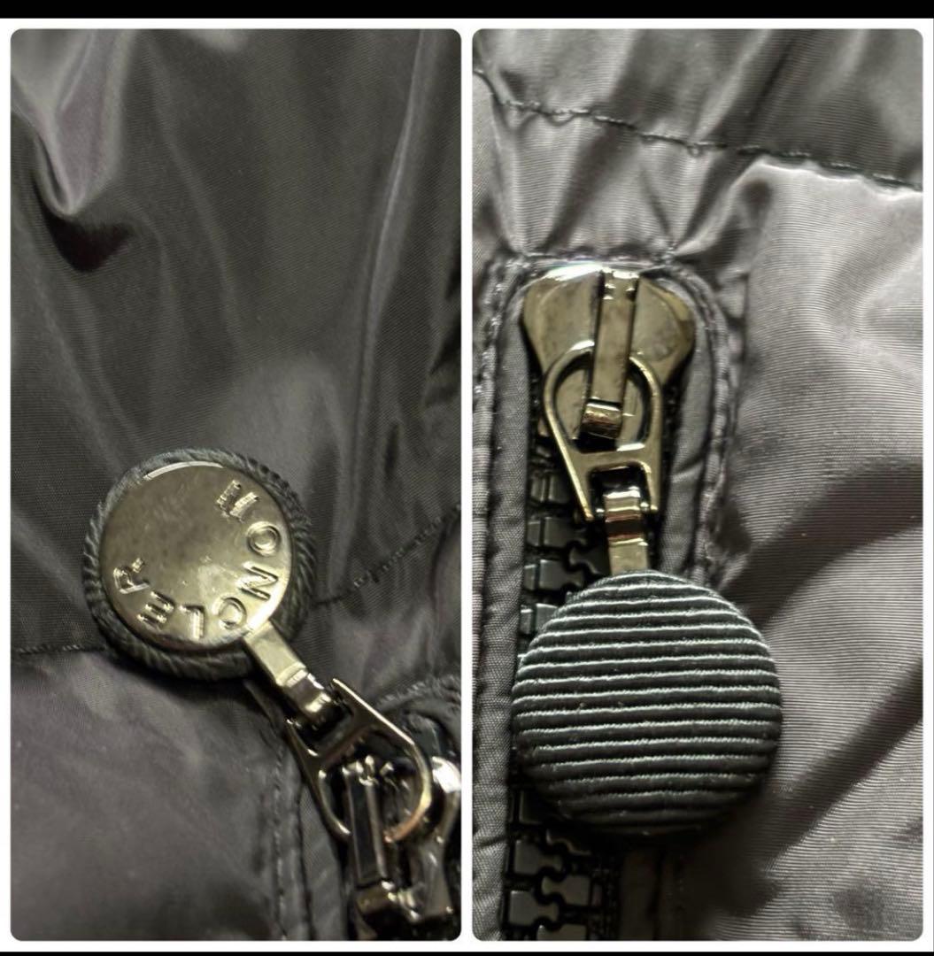 MONCLER モンクレール CHAMPS ダウン 黒 2 M-Lファー希少
