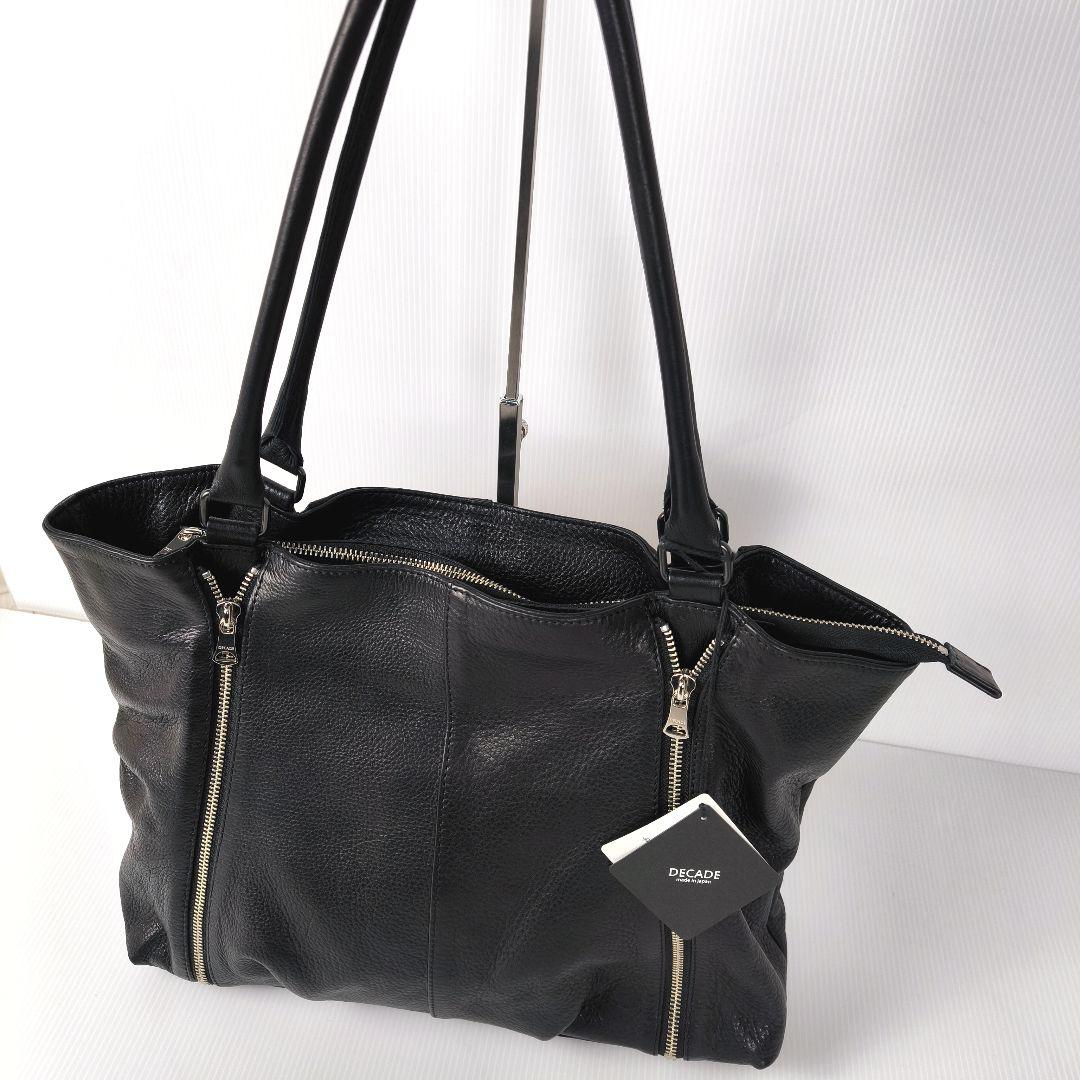 【焼きそば様】DECADE ディケイド 本革 レザー トートバッグ A4収納可