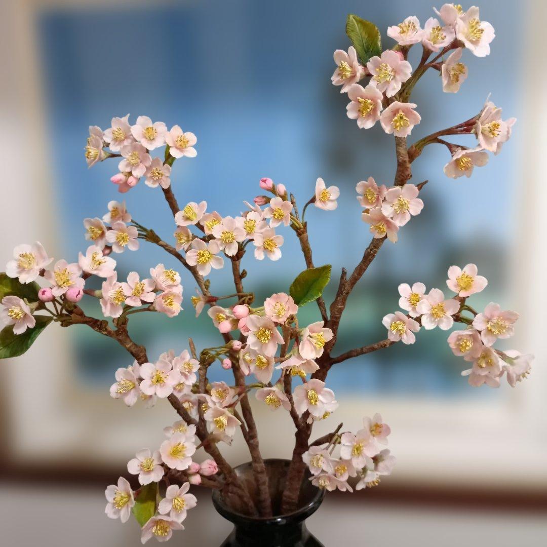 専用　さくらのアレンジメント　クレイフラワー　樹脂粘土