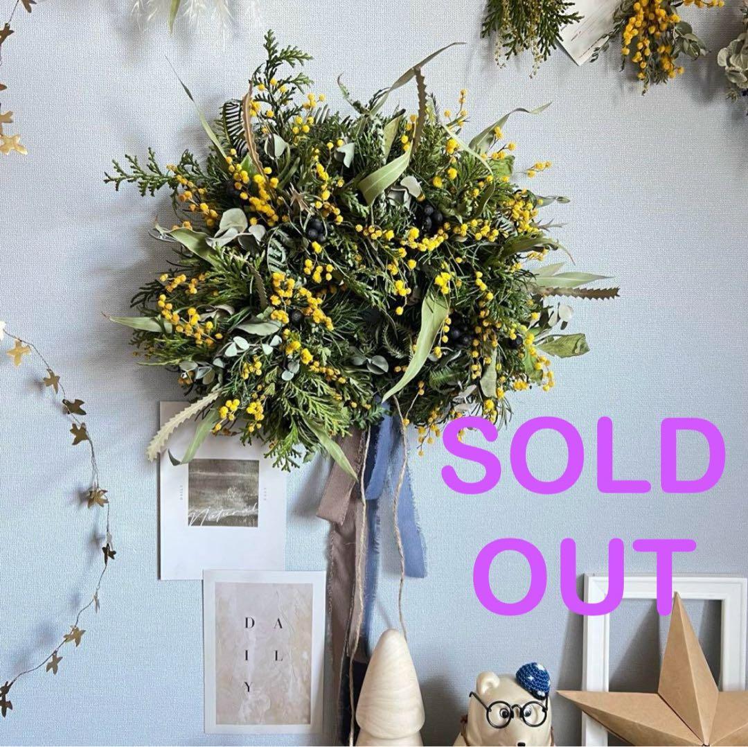 ミモザたっぷり⋆︎*ドライフラワー春リース