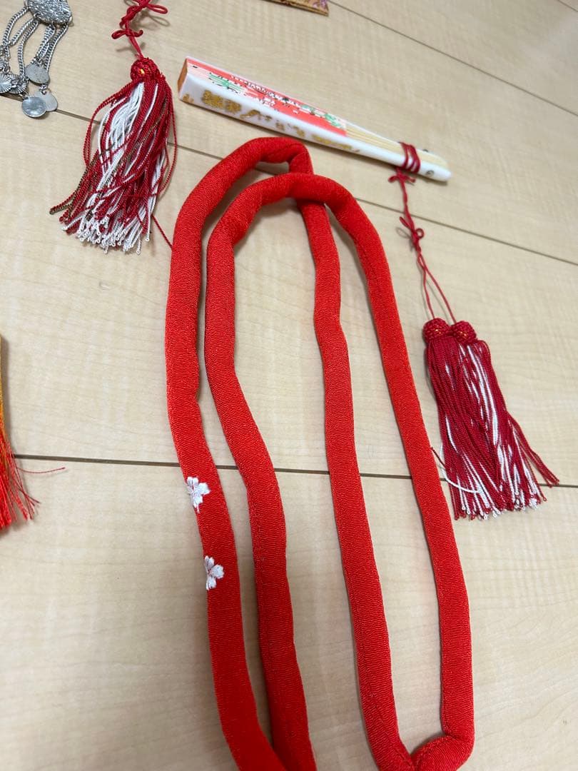 七五三 はこせこセット7歳 バッグ 草履21cm 箱迫 扇子 ビラカン 7点