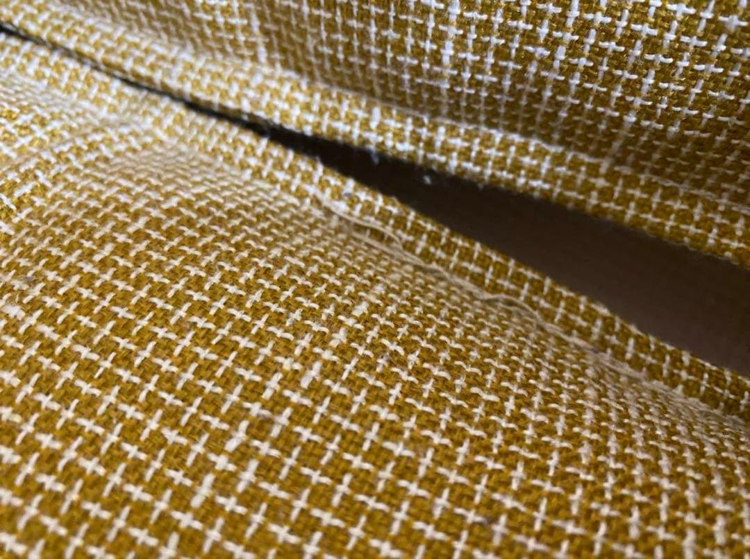 タンスのゲン　座椅子　2脚　イエロー