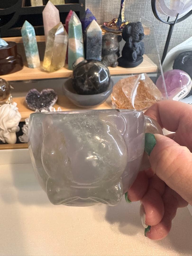 フローライトくまちゃんのマグカップ♡レア