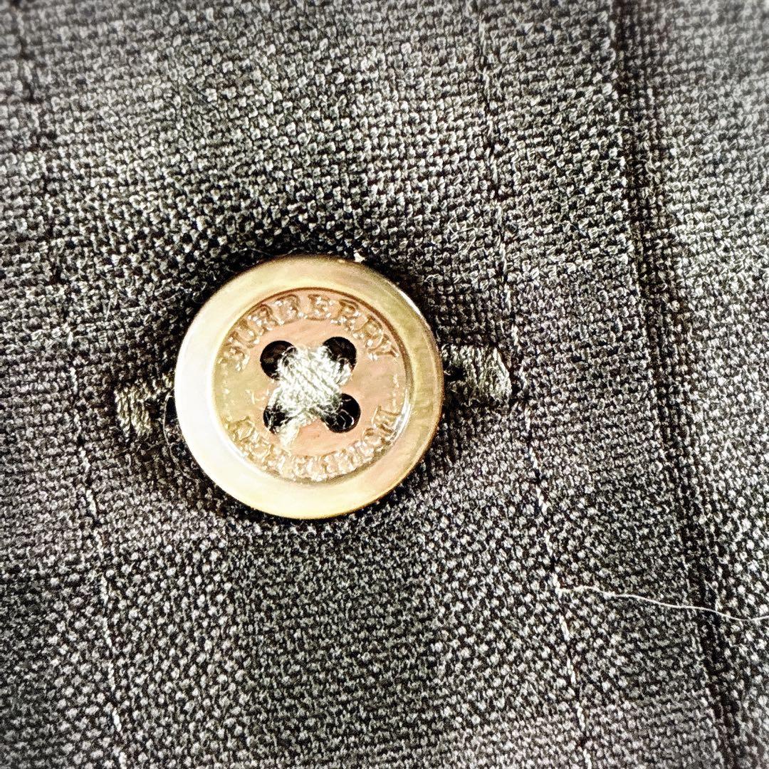 専売品 高品質 日本製 バーバリーロンドン ウール シャツ L ノバチェック