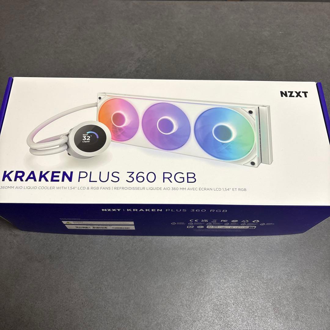 NZXT KRAKEN PLUS 360 RGB　ホワイト