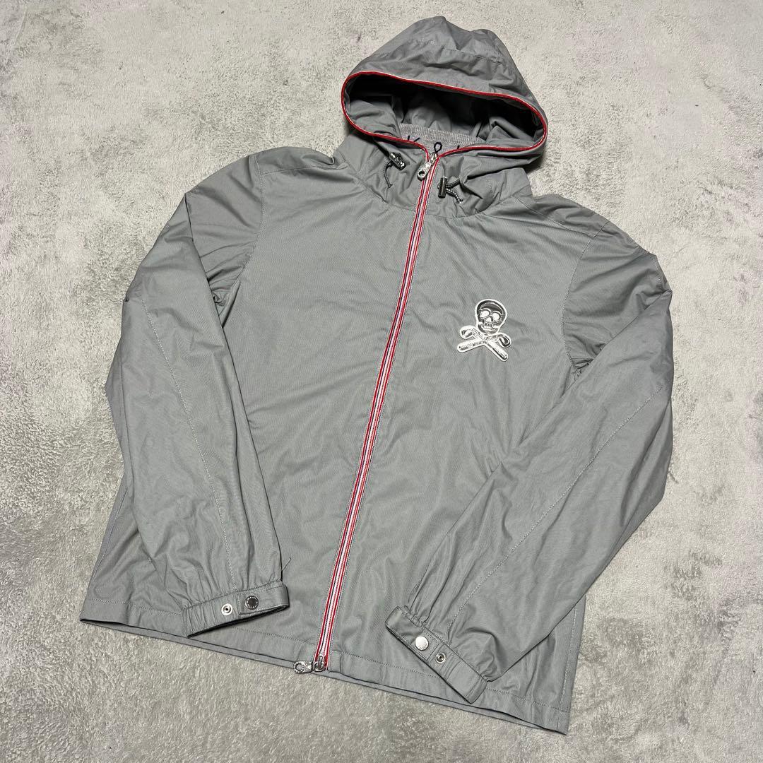 マークアンドロナ　ナイロンジャケット グレー　Mサイズ　ゴルフウェア