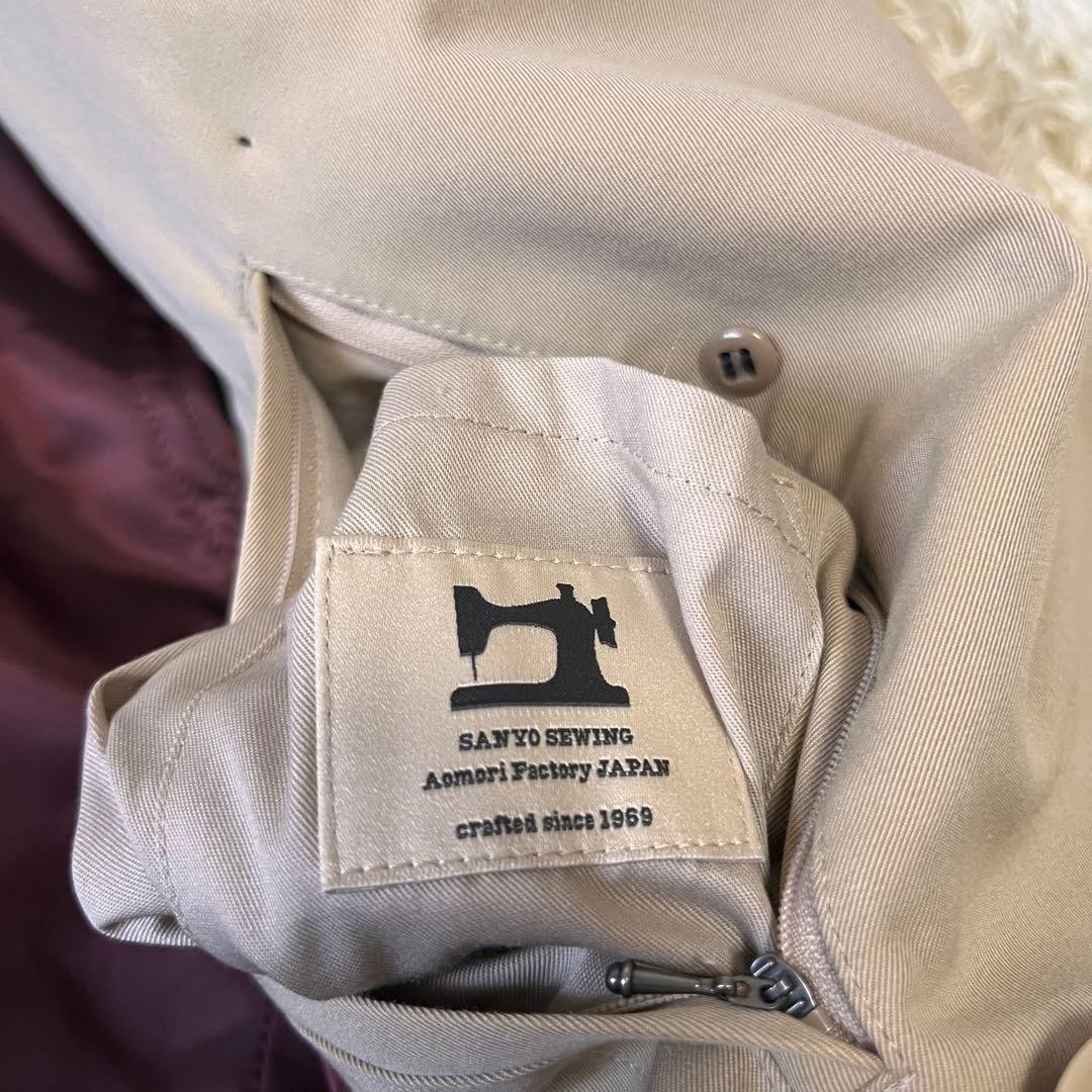 ＜100年コート＞スタンダードモデル ダブルトレンチコート　ベルト　ライナー