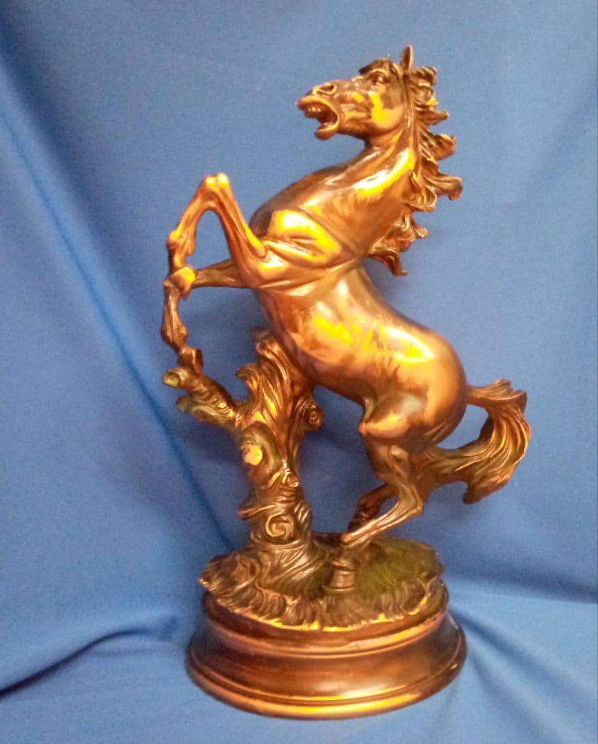 馬の置物　ブロンズ像　銅製　イタリア製　重量5.1kg
