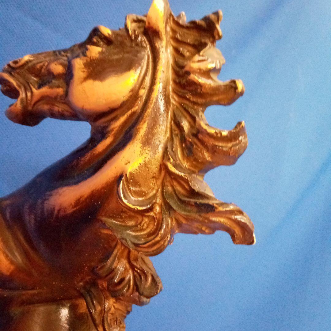 馬の置物　ブロンズ像　銅製　イタリア製　重量5.1kg