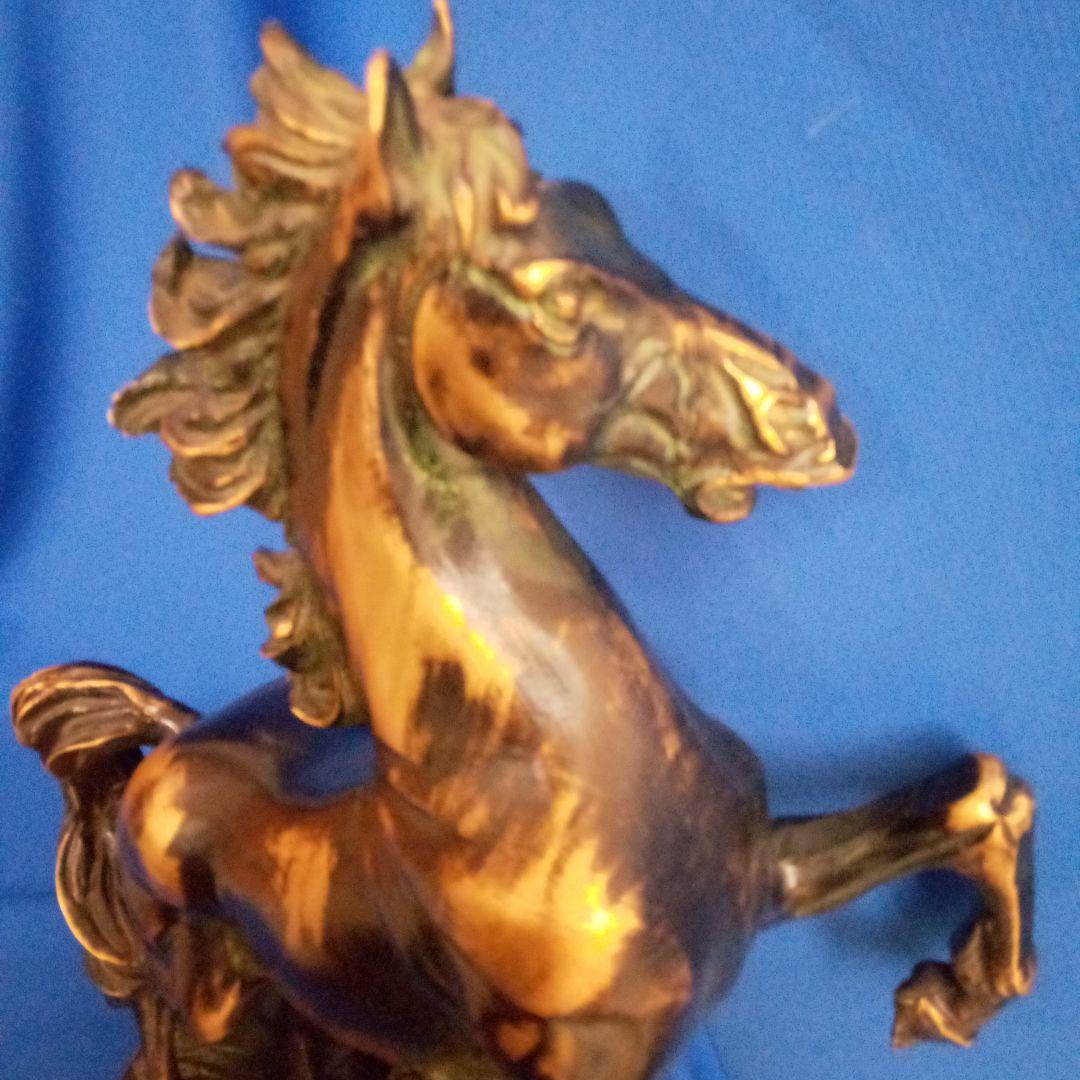 馬の置物　ブロンズ像　銅製　イタリア製　重量5.1kg